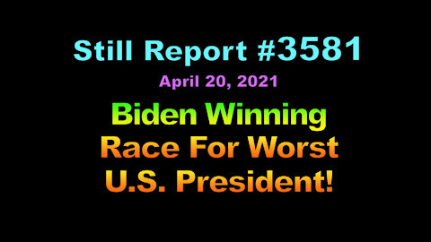 Biden Winning Race for Worst U.S. President!, 3581