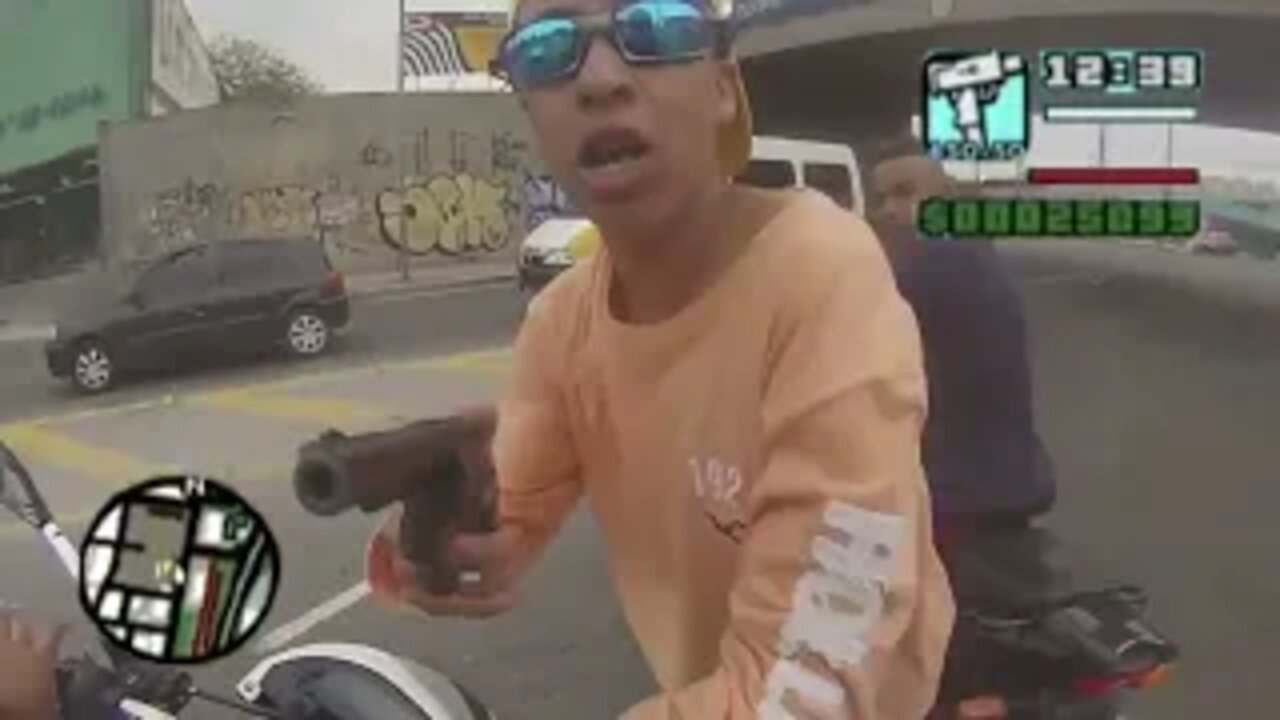 GTA da Hornet Branca Roubada