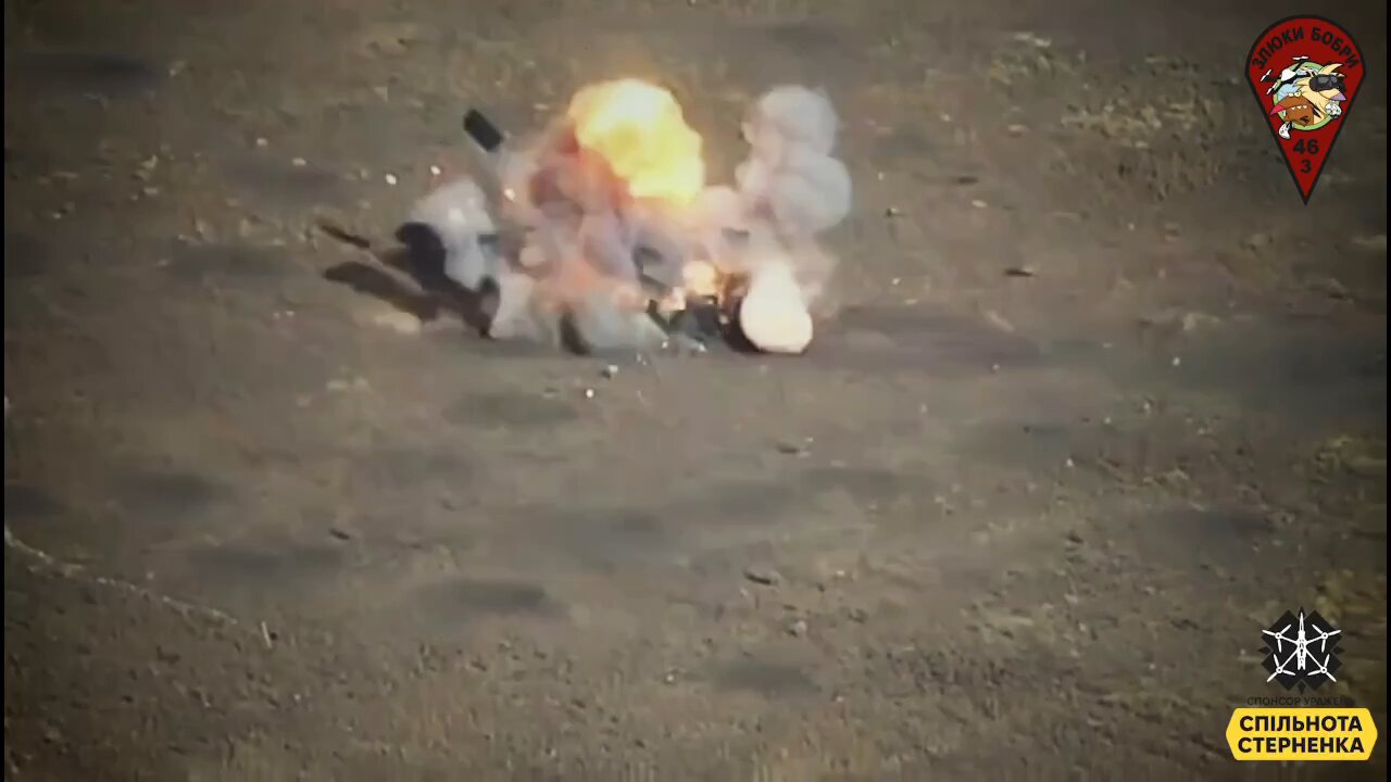 Ukrainian Drone Dismantles a Russian Fascist BMP Literally to Atoms