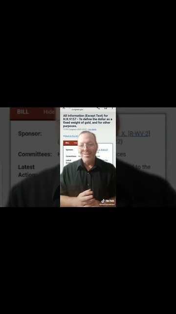 Gold Standard bill introduced into congress