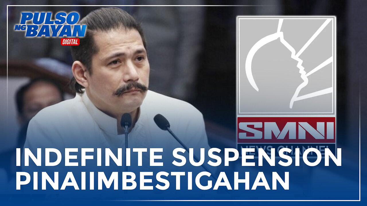 Sen. Padilla, pinaiimbestigahan sa senado ang 'Indefinite Suspension' ng SMNI