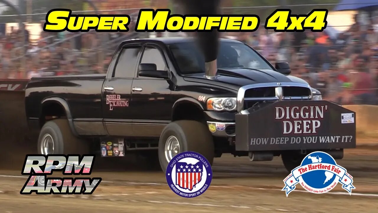 Super Modified 4x4 Truck Pulling Hartford Fair OSTPA