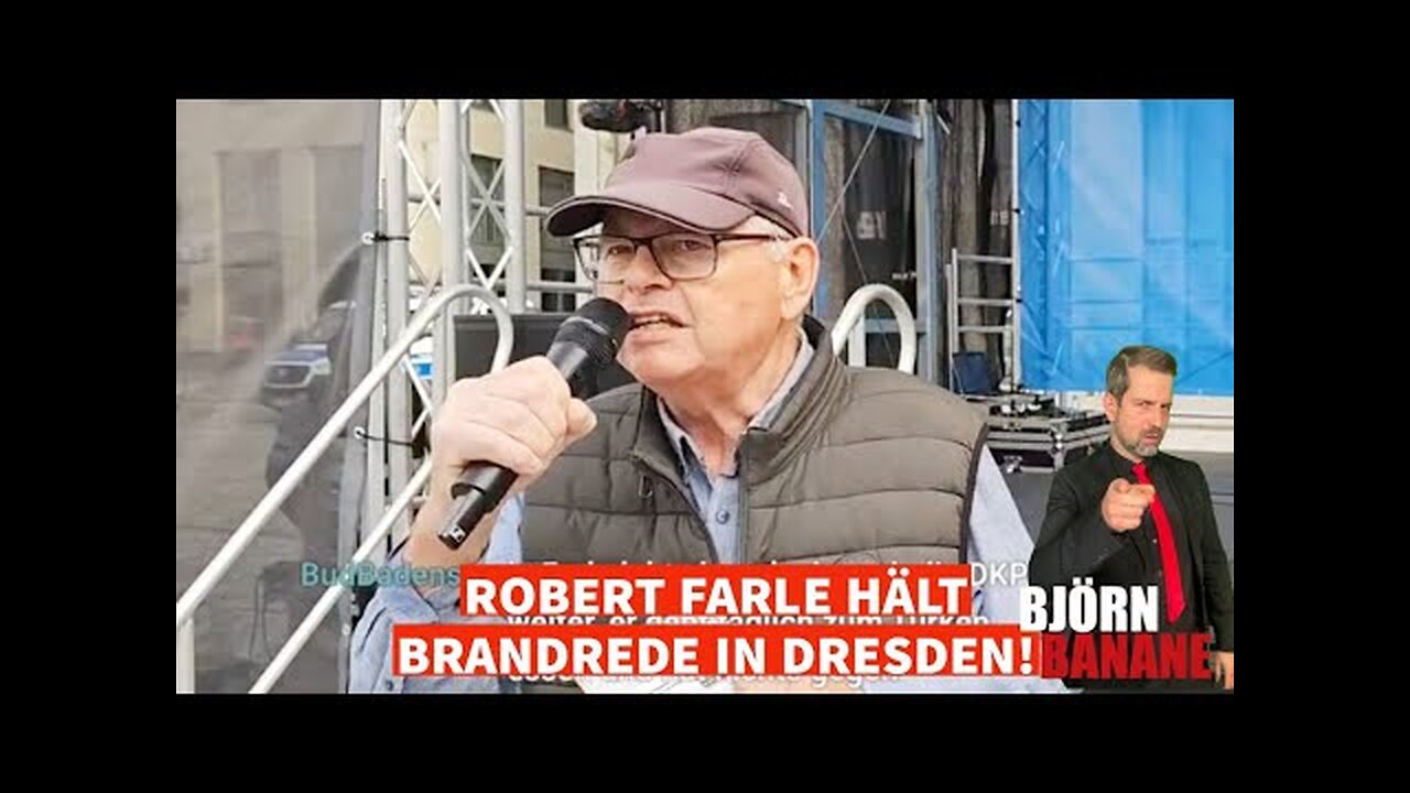 Robert Farle hält Brandrede in Dresden!@Björn Banane🙈🐑🐑🐑 COV ID1984