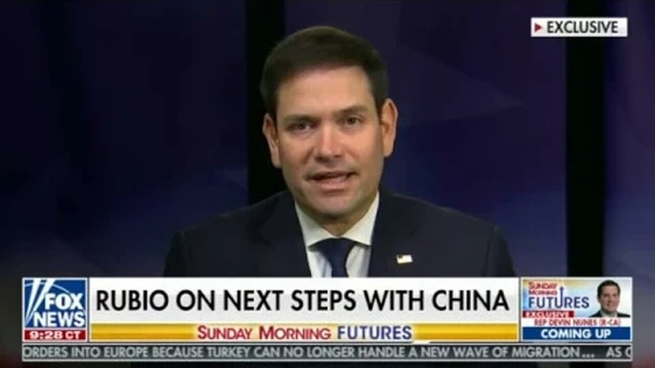 Sen. Rubio Joins Maria Bartiromo on Fox News' Sunday Futures to Discuss China, Coronavirus, and More