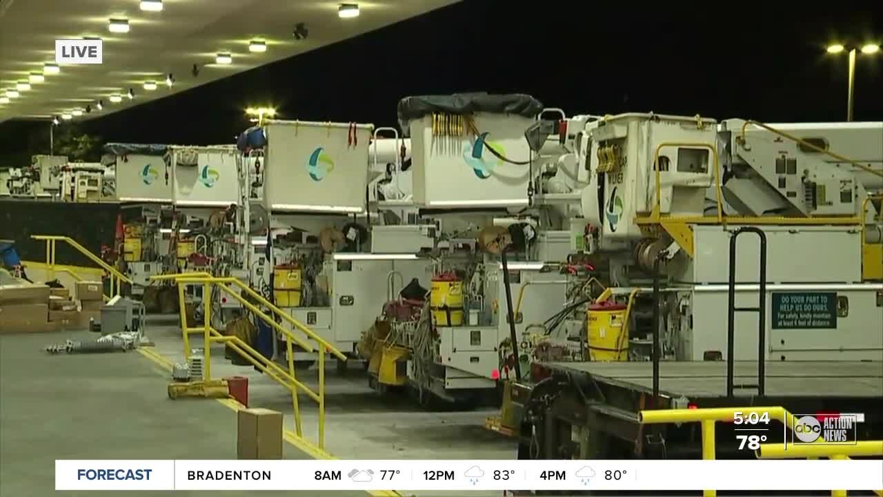 Duke Energy prepares for Elsa as power crews travel from across the United States to help