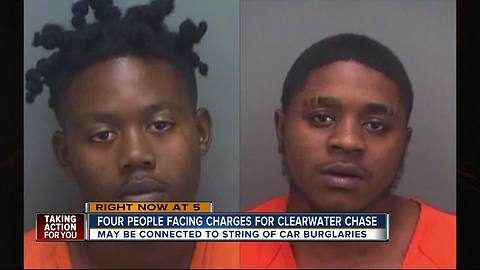 Suspect leads police on chase after ramming two patrol cars in Clearwater