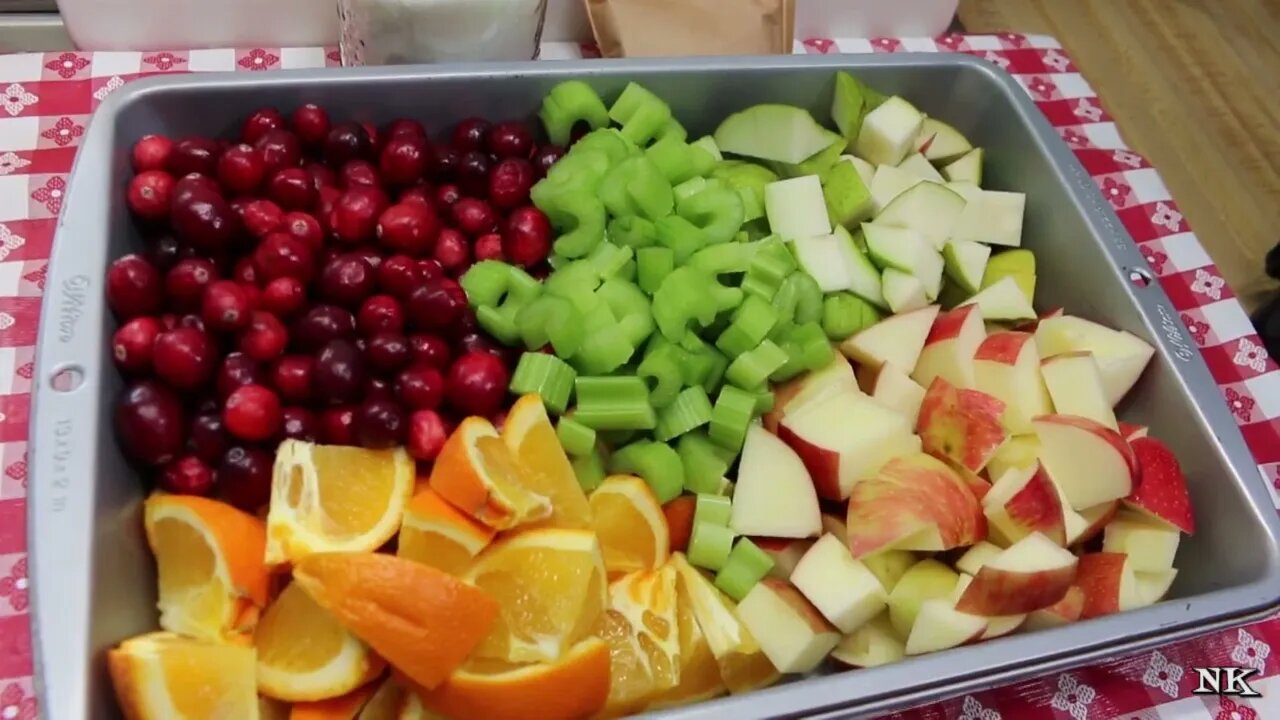 FRESH CRANBERRY RELISH!! A REALLY RETRO HOLIDAY