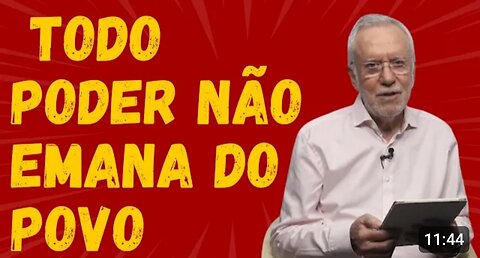 Nossos representantes estão a serviço de quem? - by Alexandre Garcia