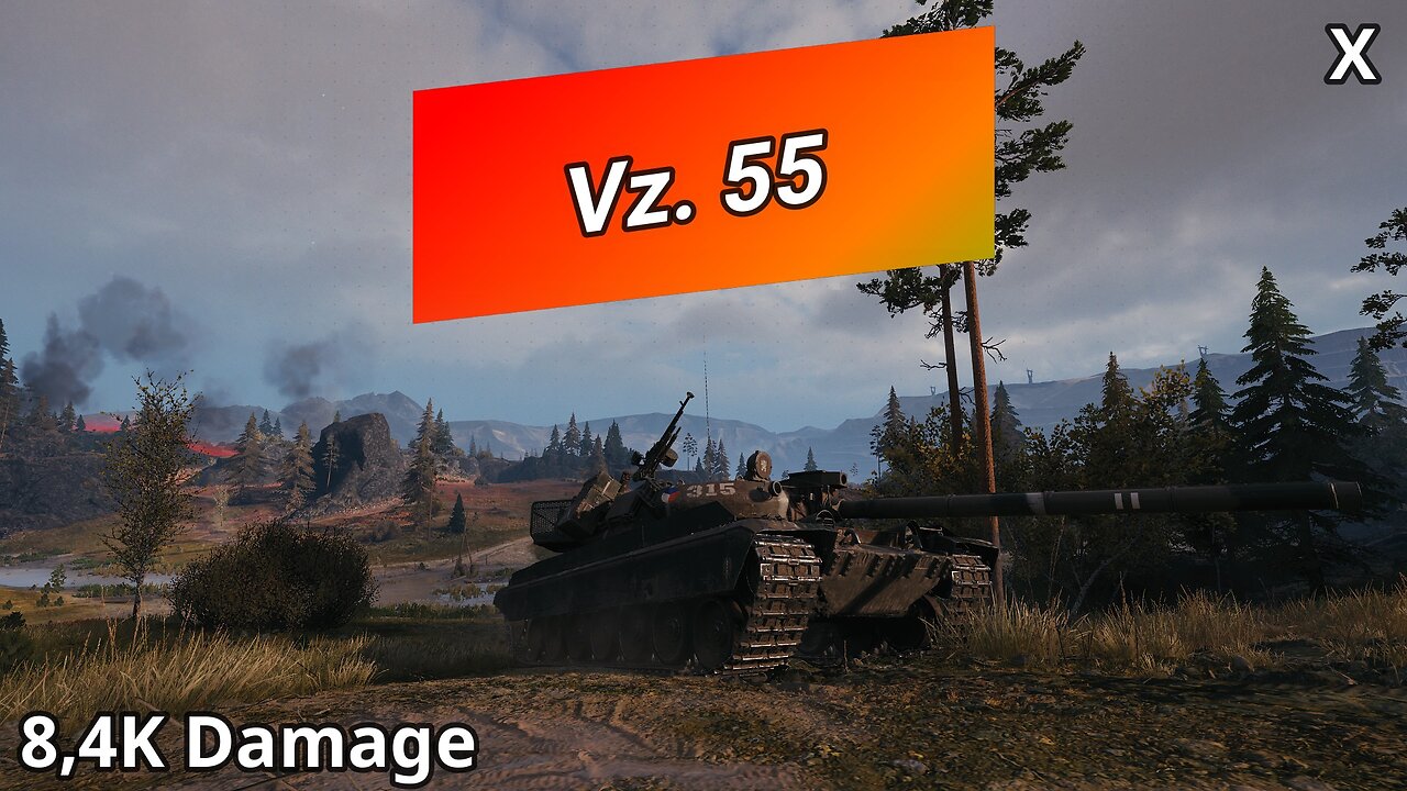 Vz. 55 (8,4K Damage) | World of Tanks