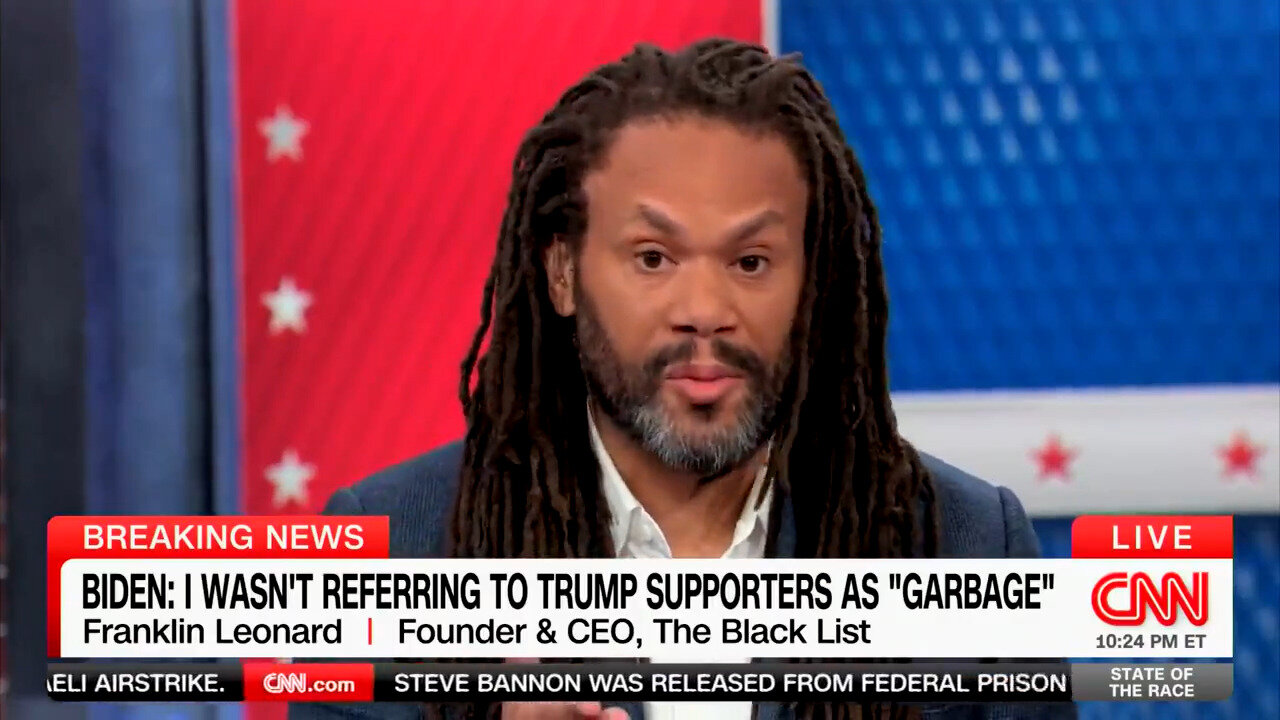 CNN Panelist Franklin Leonard Says Biden Called Half The Country "Garbage" Because He Has A Stutter