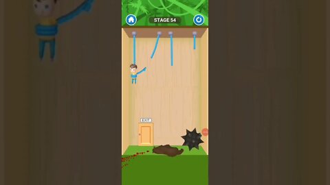 rescue cut rope puzzle 😎 #shorts