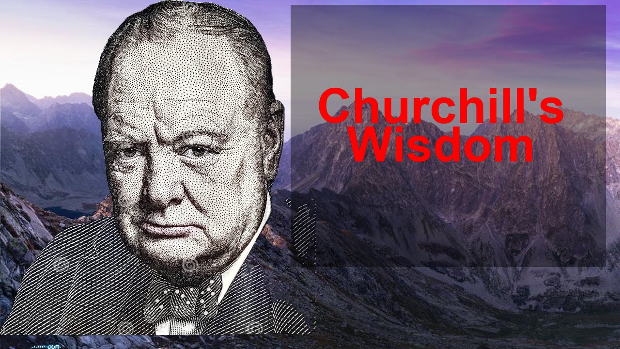 Churchill's Shortest Yet Most Powerful Speech! Listen before you want to give up!