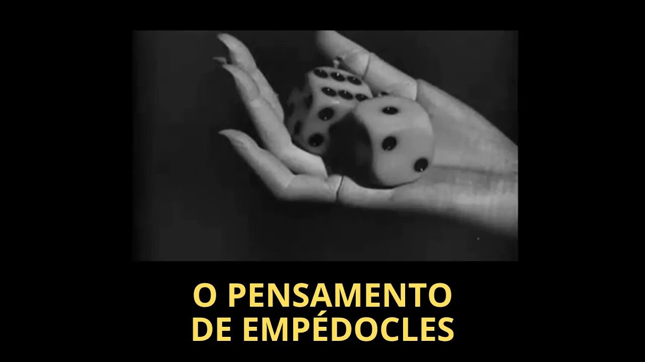 O PENSAMENTO DE EMPÉDOCLES