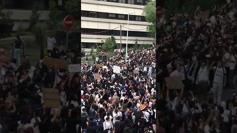 🇫🇷💥 Protestos após assassinato de jovem por policial na França se intensificam #tiktok #tiktokvideo