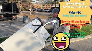 Junk Removal A Day in the Life #30 Dolly tips and more