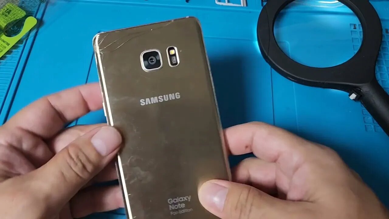 Galaxy Note FE (Note 7) trocando a placa mãe