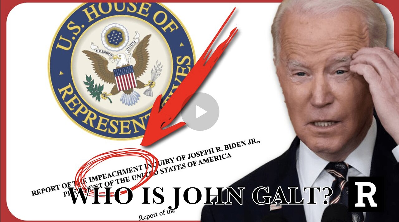 REDACTED W/ BREAKING! BIDEN COMMITTED IMPEACHABLE OFFENSES HOUSE FINDS. JGANON, SGANON