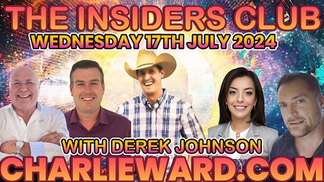 DEREK JOHNSON JOINS CHARLIE WARD INSIDERS CLUB 17TH JULY 2024 WITH MAHONEY, PAUL BROOKER & DREW DEMI