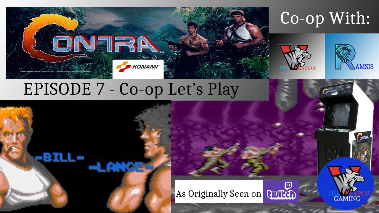 Retro Arcade Gameplay | Contra - Full Arcade Co-op Let's Play | 2-Player