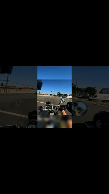 Car Tries Passing Biker in the Bike Lane | Idiots in Cars #shorts