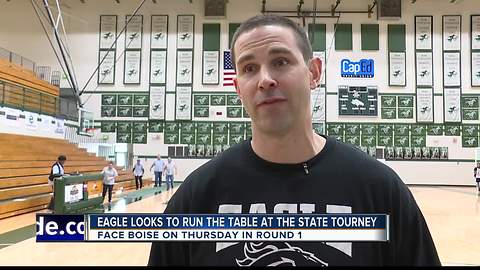 Eagle Girls Basketball team is looking for 1st State Title