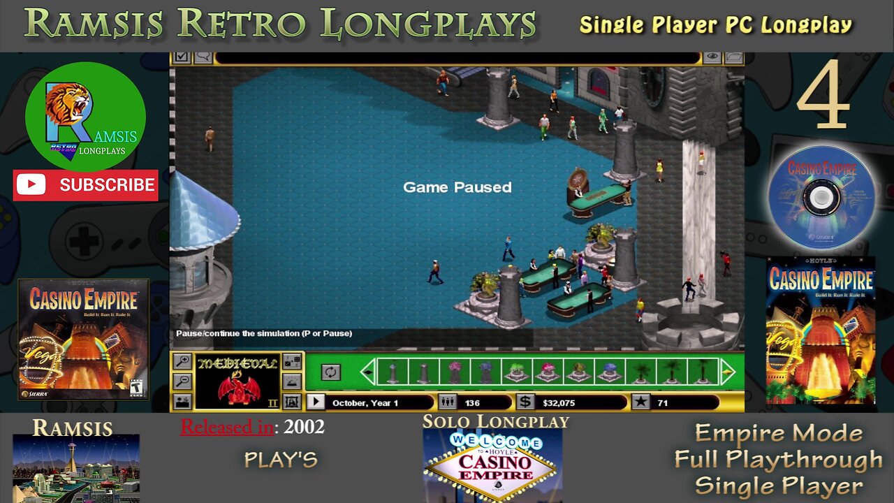 Hoyle Casino Empire | PC Game | 2002 | Casino #3 - The Medieval | Episode #4 | Retro Longplay