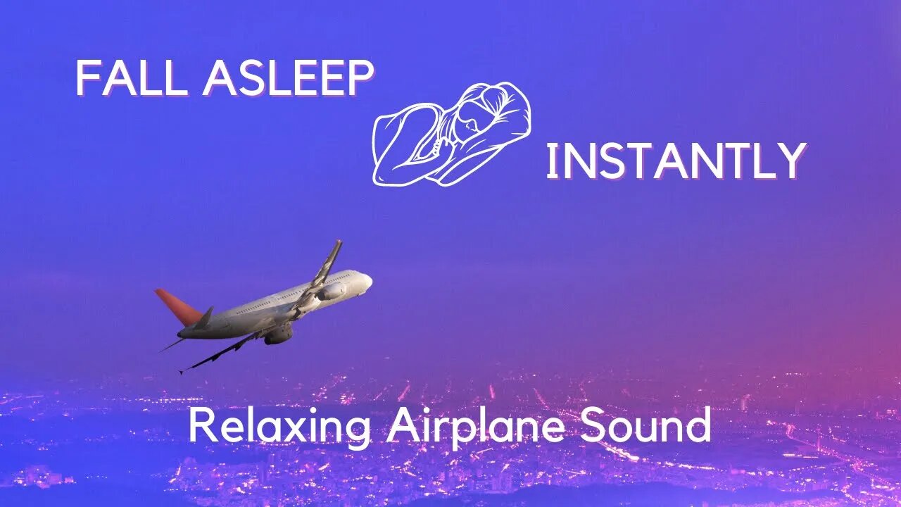 Airplane Cabin Sound | Black Screen - 10 Hours | Airplane sound for Sleep, Study, Meditation!