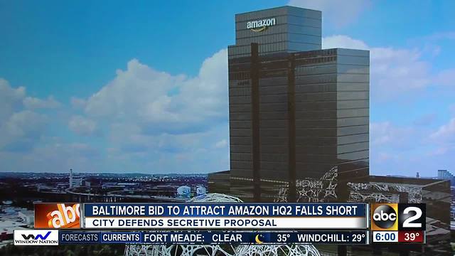 Baltimore bid to attract Amazon HQ2 falls short