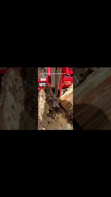Pine craftsman log splitter