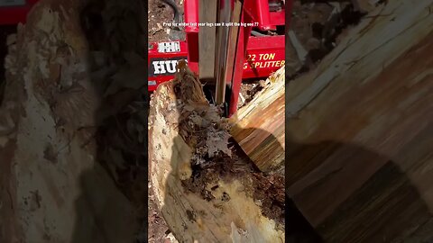 Pine craftsman log splitter