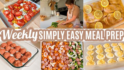 5 Day Family Meal Prep! Simply Easy Recipes for the Week Ahead