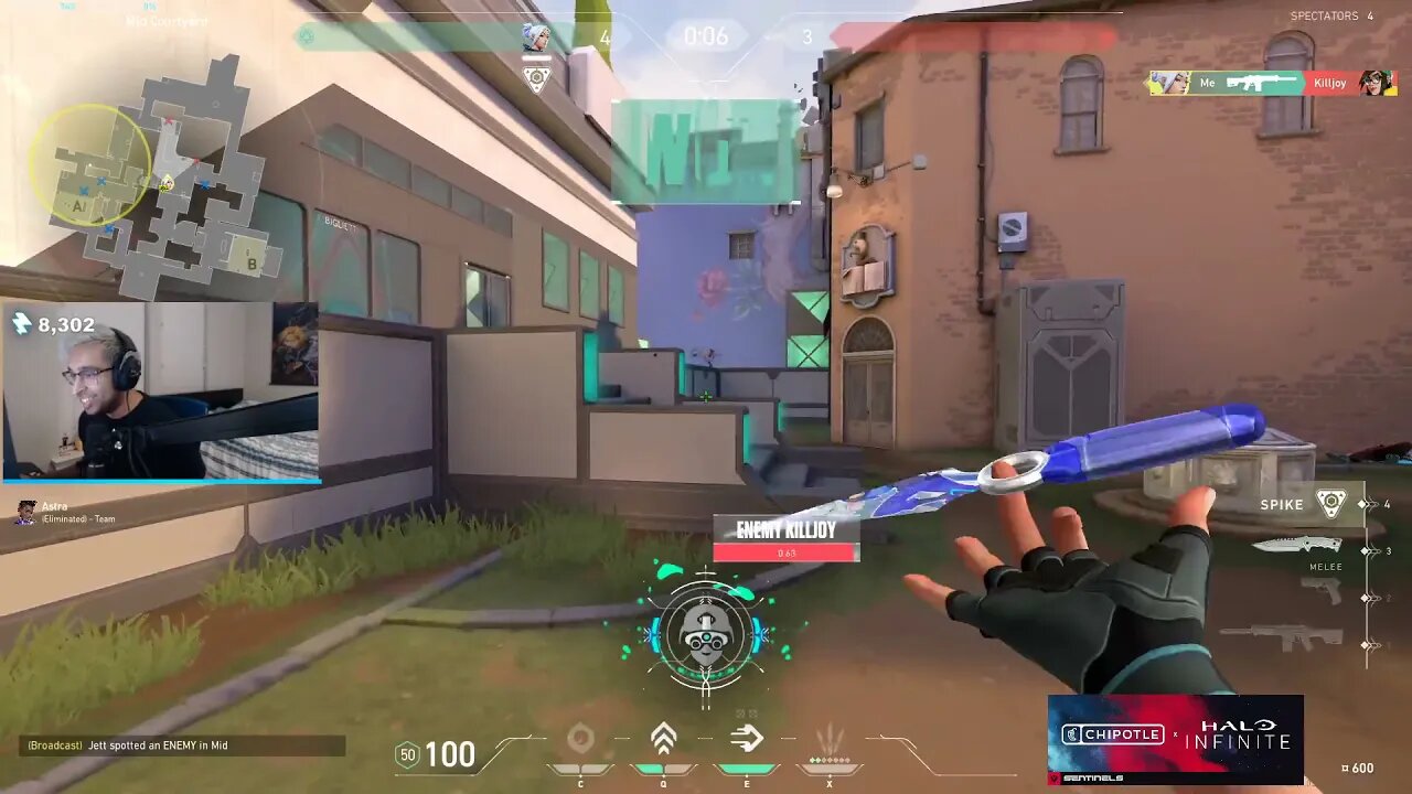 Precise gunplay abuse