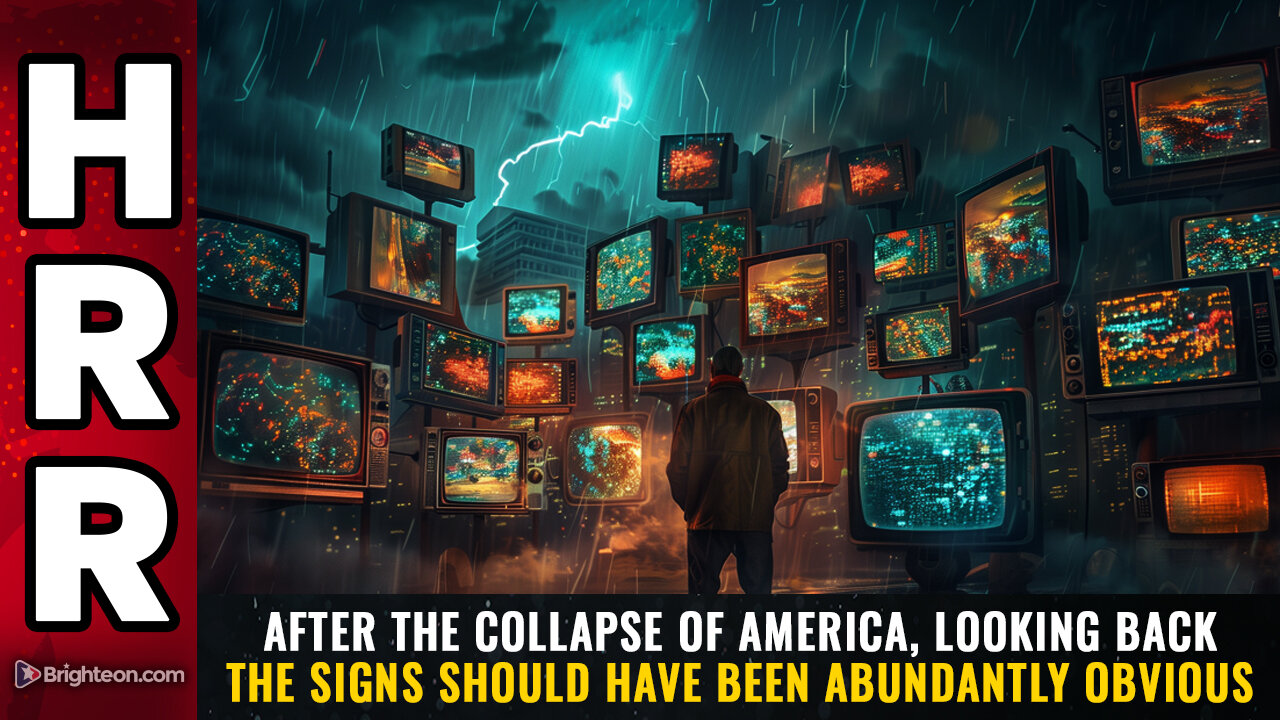 After the collapse of America, looking back the signs should have been ABUNDANTLY OBVIOUS