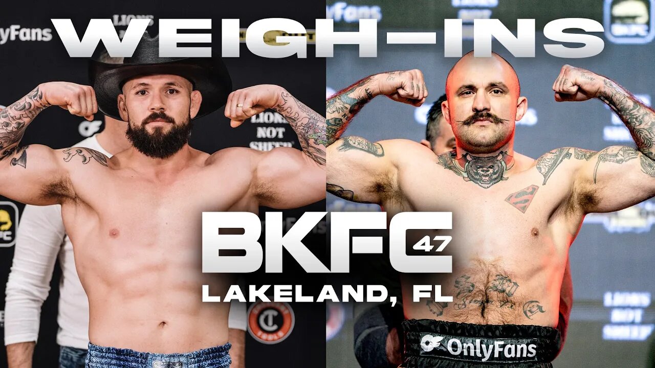 BKFC 47 Weigh-In's | Live!