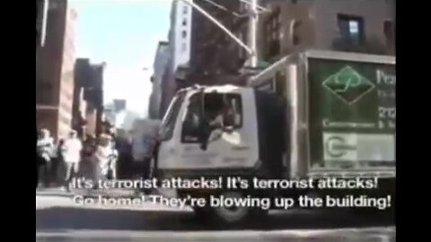9/11: Never Publicized Footage - "It's terrorist attacks! Go home! They're blowing up the building!"