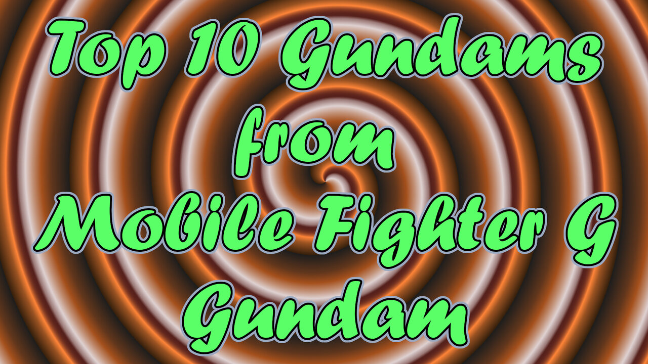 Top 10 Gundams from Mobile Fighter G Gundam! - Golden Gundam Award Show #1