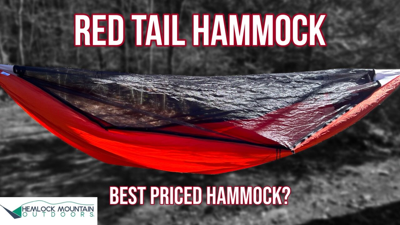 Best Hammock For The Price? The Red Tail Hammock From Hemlock Mountain Outdoors