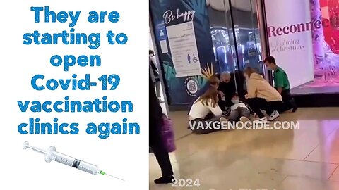 They are starting to open Covid-19 vaccination clinics again. 💉