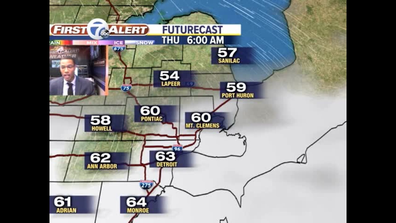 Showers and storms tonight