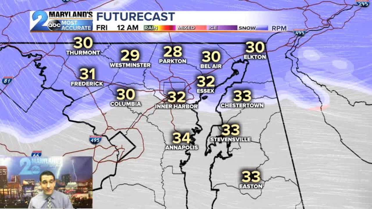 Snow Moves In Overnight