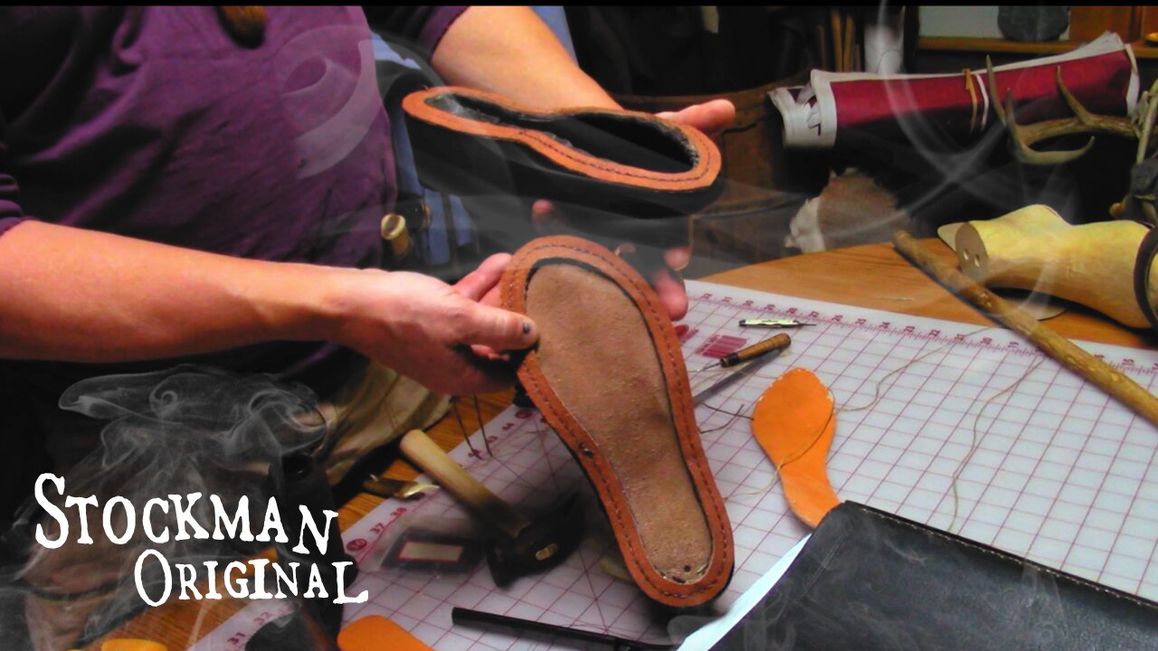 The Trick to Stitching the Sole on a Boot