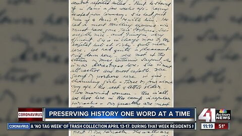 The National World War I Museum and Memorial preserves history one letter at a time