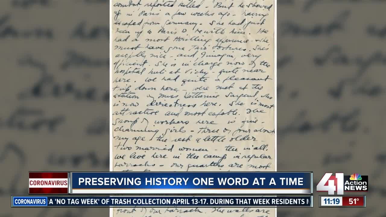 The National World War I Museum and Memorial preserves history one letter at a time