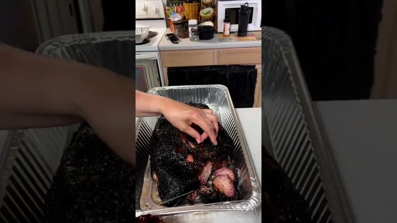 Texas BBQ brisket | @andrew_ala on IG 🐃💣 #shorts