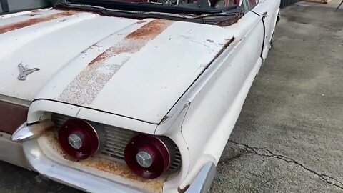 1959 Ford Thunderbird Convertible Project Car