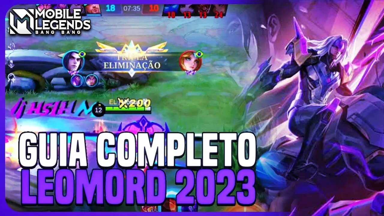 COMO JOGAR DE LEOMORD EM 2023 | COMBOS, BUILD E GAMEPLAY | MLBB