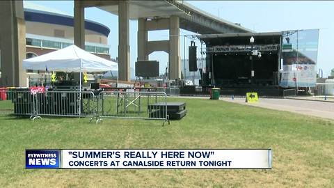 First Canalside Concert of the Summer