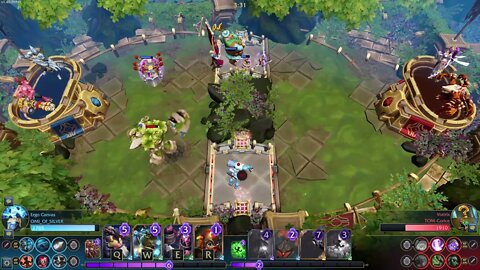 Minion Masters team battle to mana frenzy