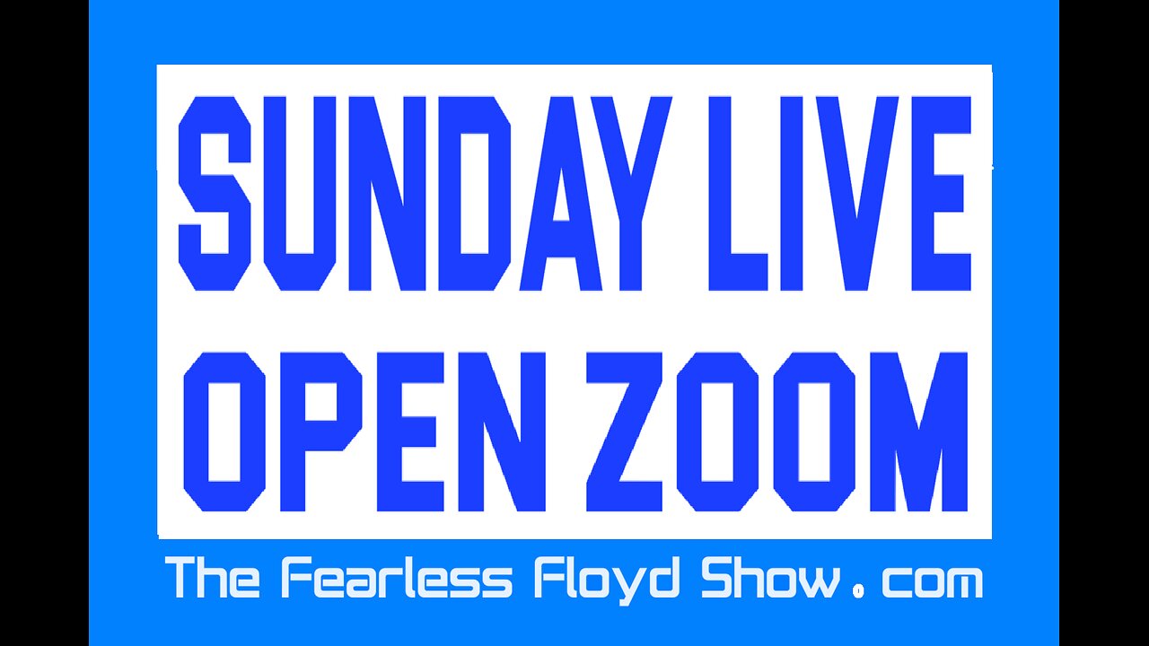 SUNDAY LIVE OPEN ZOOM