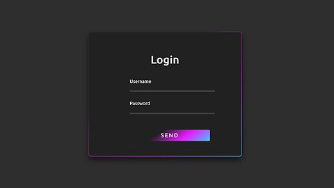 How to create a Login form Using HTML and CSS